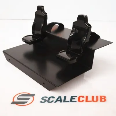 Produktbild von ScaleClub 1:14 Bodenblech mit Servo- und Akkuhalter für Tamiya MAN