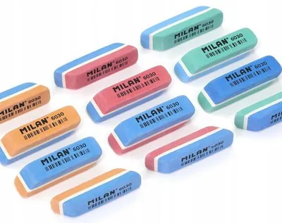 Produktbild von Milan Radiergummi 6030 Kunststoff, weich, schmierfrei