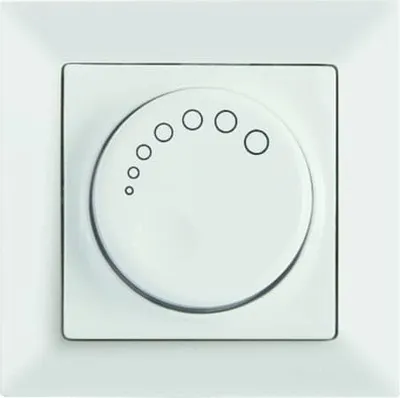 Produktbild von Mutlusan Candela Dimmer 1000W beleuchtet Lichtdimmer Unterputz weiss