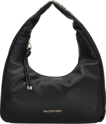 Produktbild von Elegante Schwarze Damenhandtasche mit Kontrastdetails und Logo