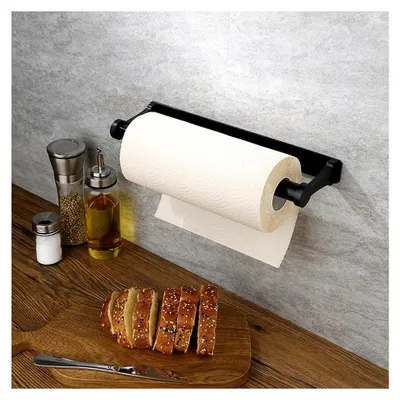 Produktbild von Küchenrollenhalter aus Aluminiumlegierung, selbstklebend und ohne Bohren