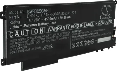 Produktbild von vhbw Akku Ersatz für HP 856543-855, 856301-2C1, 856843-850, HSTNN-DB7P, DN04XL für Notebook (4500 mAh, 15,4 V, Li-Polymer)