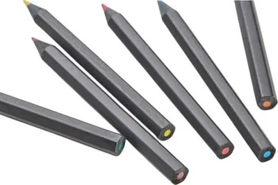 Image de MidOcean - Crayon de couleur "" Set MO1204 (Taille unique) (Noir)