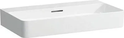 Obrázek produktu pro Umyvadlo VAL 750x420mm s přepadem bez otvoru pro baterii bílé