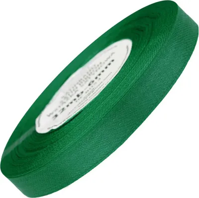 Produktbild von Satinband 12 mm - dunkelgrün - 32 lfm