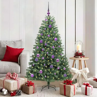 Immagine prodotto di Maison Exclusive - Albero di Natale artificiale pieghevole, verde, 150 cm