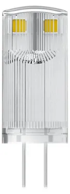 Produktbild von Osram LED PIN 5 Stiftsockel 0,6W = 5W G4 12V klar 55lm Warmweiß 2700K 320°
