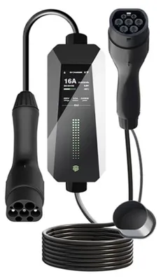 Immagine prodotto di INF Caricatore EV portatile GB/T 3.5kW/16A — Pistola di ricarica GB/T portatile con protezioni multiple e design impermeabile compatto