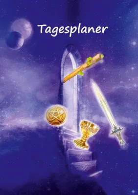 Produktbild von Tagesplaner undatiert A5 für Tageskarten ziehen und Termine