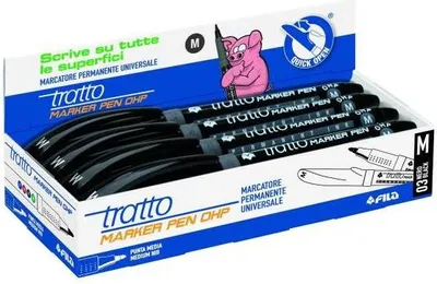 Zdjęcie produktu dla Tratto 806703 zakreślacz 8 szt. czarny