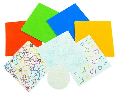 Produktbild von EDUPLAY 370096 Muster-Prägeplatten Motive
