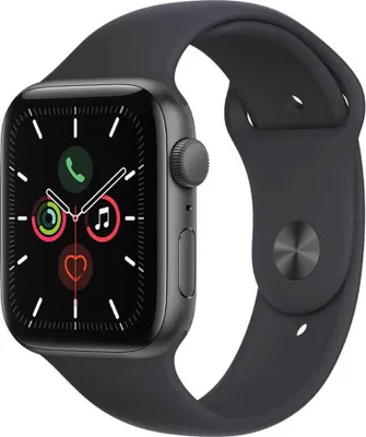 Produktbild von Apple Watch SE (1. generacji) 40 mm (A2351) Space Gray Alu Sport Band Black GPS Neuwertig