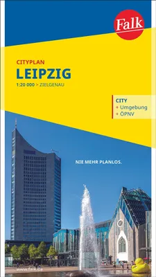 Produktbild von Falk Cityplan Leipzig 1:18.000