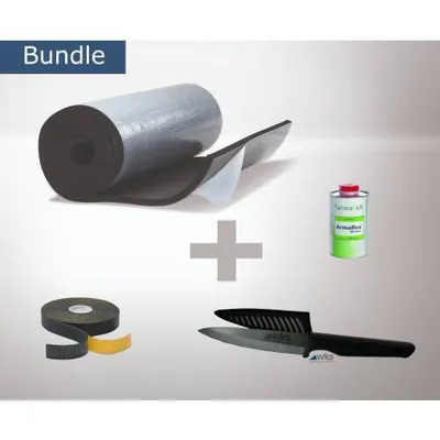 Produktbild von Armaflex AF selbstklebend 19mm + Tapeband + Keramikmesser + Reiniger