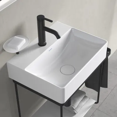 Produktbild von Duravit DuraSquare Handwaschbecken mit Hahnloch 45 x 35 cm