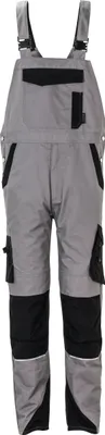 Produktbild von Planam Latzhose Norit Herren Gr. 62 zink/schwarz