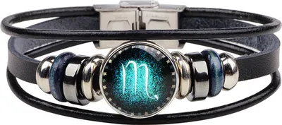 Produktbild von Pc Paar Armband DIY handgemachte Legierung Uni Perlen Armband für Dating-Skorpion