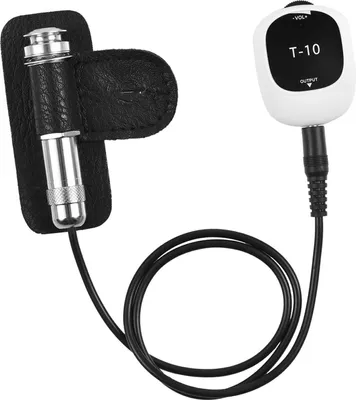 Imagen del producto de Pastilla para guitarra acústica Brrnoo, pastilla piezoeléctrica para ukelele, modelo T-10-03, con alta calidad de sonido y sensibilidad