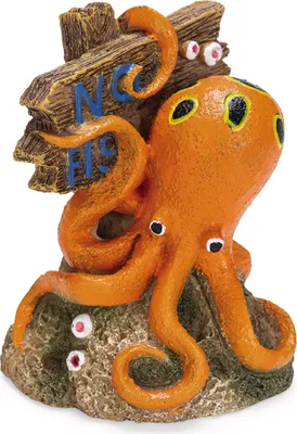 Produktbild von Beeztees No Fishing Octopus - Aquarium Ornamente - Polyresin - 7x6,5x9