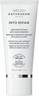Produktbild von Institut esthederm INTO REPAIR Anti-Falten-Sonnencreme SPF50+ 50 ml