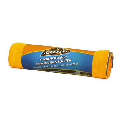 Produktbild von Armor All 6 Mikrofaser-Reinigungstücher - Für Fahrzeugwäsche (1er Pack)