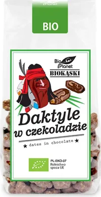 Produktbild von Datteln in dunkler -Schokolade 100 g –  PLANET
