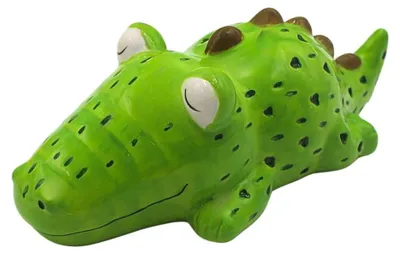 Image de Dekohelden24 : Tirelire crocodile, tirelire pour enfants, tirelire en forme de crocodile