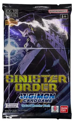 Immagine prodotto di Gioco di carte Digimon Sinistro EX10 Booster Inglese