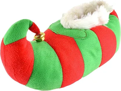 Image de Floso - Elf Pantoufles pour hommes, à enfiler TC353 (40,5 EU - 42 EU) (Vert/Rouge/Blanc)