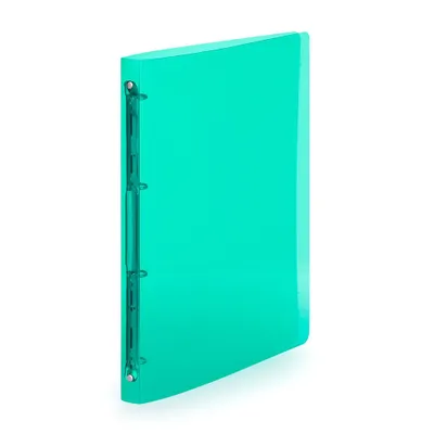 Immagine prodotto di Raccoglitori ad anelli A4 traslucidi - 4 anelli / verde