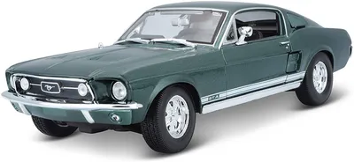 Image de Maisto 31166 - Voiture miniature - Ford Mustang GTA Fastback '67 (verte, échelle 1:18)