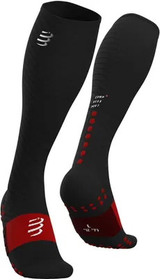 Produktbild von Compressport Full Socks Recovery Black 1M Laufsocken