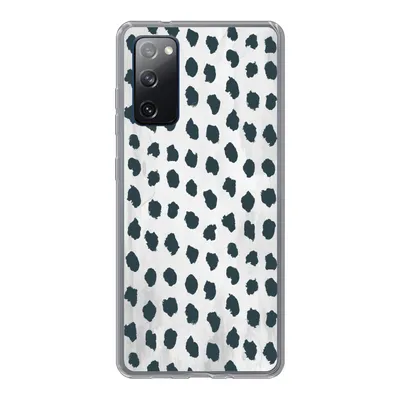 Produktbild von MuchoWow® Handyhülle Schutzhülle Hülle für Samsung Galaxy S20 FE Polka dots - Schwarz - Marmor Silikon Softcase Handy Hülle - Abdeckung