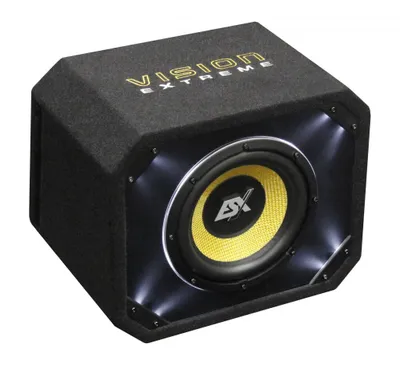 Image de ESX VISION Caisson bass-reflex Sub VE-250 Subwoofer 800W Caisson de basse 25cm