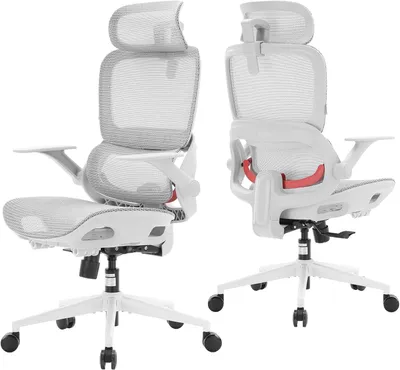 Immagine prodotto di Sedia ergonomica da ufficio - Sedia da ufficio con poggiatesta - Sedia da ufficio - Sedia da lavoro - Sedia girevole