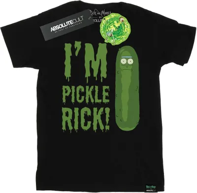 Image de Rick And Morty - "I'm Pickle Rick" T-shirt pour homme BI51772 (L) (Noir)