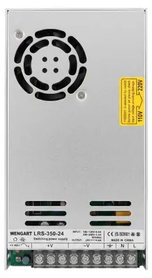 Productafbeelding van 24 V 350 W schakelvoeding voor 3D-printer en automatisering met intelligente ventilatorbesturing