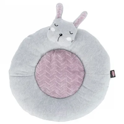Obrázek produktu pro Trixie Junior Liegematte Hase ø 40 cm hellgrau/flieder