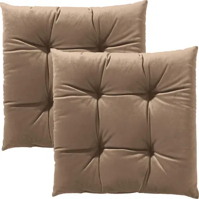 Produktbild von REDBEST Stuhlkissen Kingsville" 2er-Pack sand 40x40x9 cm"
