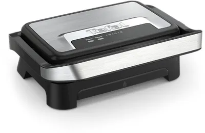 Obrázek produktu pro Tefal Inicio Compact GC270D10, Černá, Nerezová ocel, Obdélníkový, Rošt, 230 x 145 mm, 1 zóna/zón, Víko na pantech