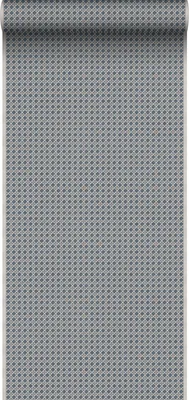 Obrázok produktu pre Sanders & Sanders tapety šachovnicový vzor tmavomodrá 53 cm x 10 m