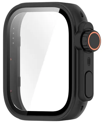 Produktbild von INF Watch Schutzgehäuse kompatibel mit Huawei Watch Fit5 — PC + gehärtetes Glas, Schwarz