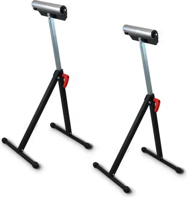 Produktbild von 2x Bituxx Rollenstützbock Stütze Bock Rollenbock Rollenlagerbock bis 90Kg 70 - 112 cm MS-19506