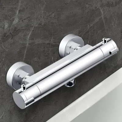 Produktbild von Thermostat Mischbatterie Duscharmatur Chrom Armatur Dusche Brause Bad Badezimmer