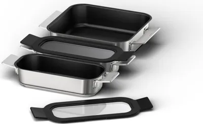 Image de Plats à four acier inoxydable - Bosch - HEZ9FF030 -