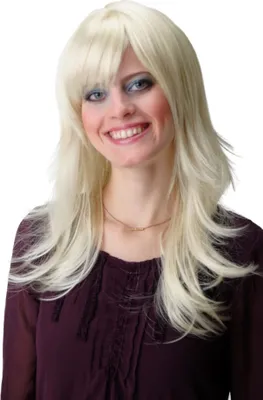 Produktbild von WIG ME UP Perücke Pony gewellt Platinblond GFW242-613