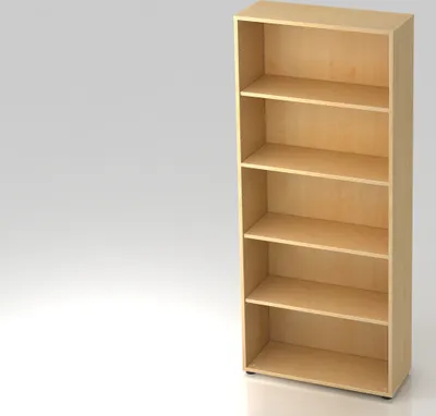 Produktbild von Hammerbacher Regal - 5OH, 33 cm tief, Ahorn