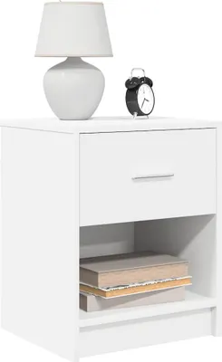 Immagine prodotto di vidaXL Comodino con cassetto bianco 40x34x50 cm