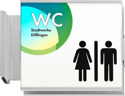 Produktbild von OSLO Fahnenschild 150, Format: 151x148mm