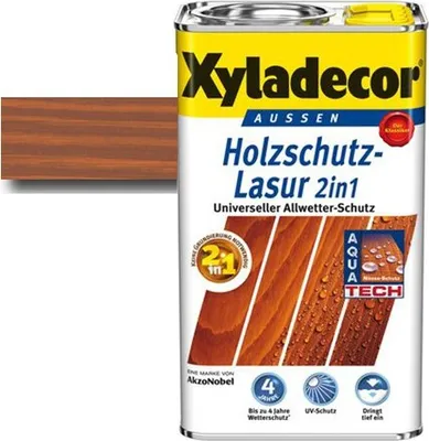 Produktbild von Xyladecor® Holzschutz-Lasur 2 in 1 Teak 0,75 l